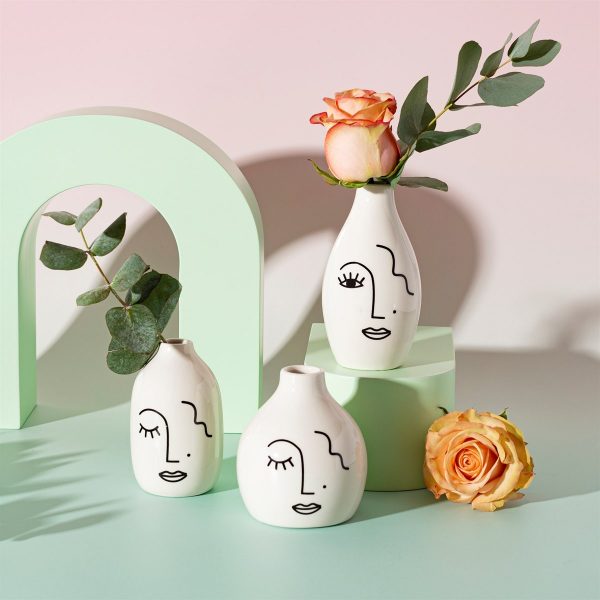Abstract Face Vases
